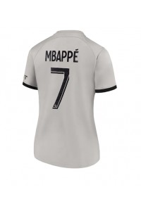 Fotbalové Dres Paris Saint-Germain Kylian Mbappe #7 Dámské Venkovní Oblečení 2022-23 Krátký Rukáv